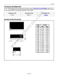 DS1642-85+ Datasheet Page 12