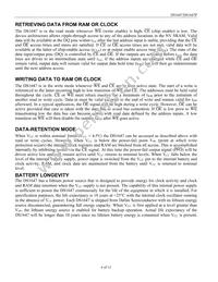 DS1647P-120+ Datasheet Page 6