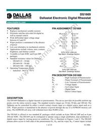 DS1669-100+ Datasheet Cover