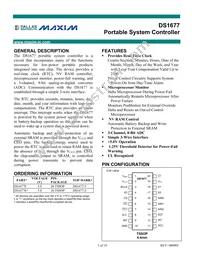 DS1677E Datasheet Cover