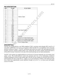 DS1742-70+ Datasheet Page 2
