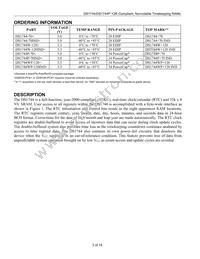 DS1744-70IND Datasheet Page 3