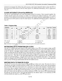 DS1747W-120IND Datasheet Page 6