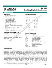 DS1808Z-050+T&R Datasheet Cover