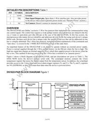DS1822-PAR+T&R Datasheet Page 2