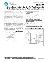 DS1856B-M50/T&R Datasheet Cover