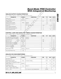 DS1863E+T&R Datasheet Page 3