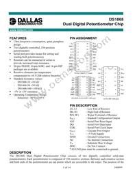 DS1868E-10+T&R Datasheet Cover