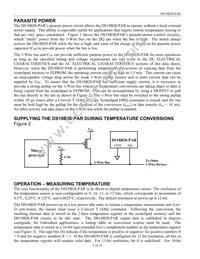 DS18B20-PAR+T&R Datasheet Page 3