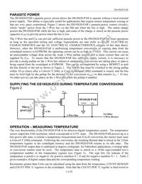 DS18S20-PAR+T&R Datasheet Page 3