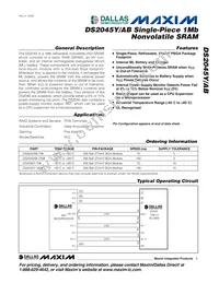 DS2045Y-70# Datasheet Cover