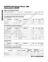 DS2045Y-70# Datasheet Page 2