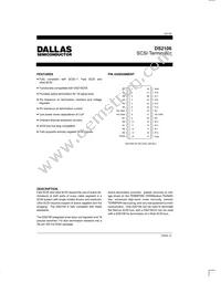DS2106S/T&R Datasheet Cover