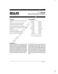 DS2109S/T&R Datasheet Cover