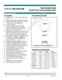 DS2148GN+ Datasheet Cover