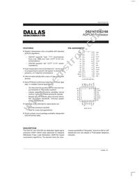 DS2167QN/T&R Datasheet Cover