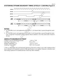 DS2175SN/T&R Datasheet Page 6