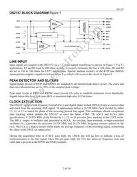 DS2187S+ Datasheet Page 2