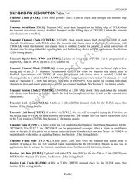 DS21Q41BT+ Datasheet Page 8