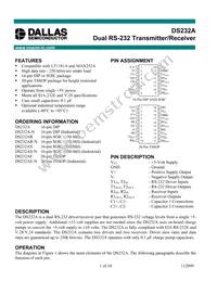DS232AS-NTR+ Datasheet Cover