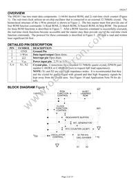 DS2417X/T&R Datasheet Page 2