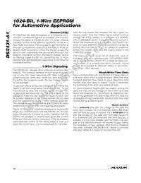 DS2431P-A1+T Datasheet Page 14