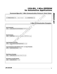 DS2431P-A1+T Datasheet Page 19