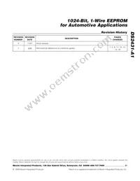 DS2431P-A1+T Datasheet Page 21
