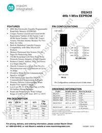 DS2433X#T Datasheet Cover