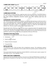 DS2436B+ Datasheet Page 16