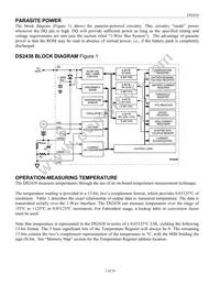 DS2438Z-S+T&R Datasheet Page 3