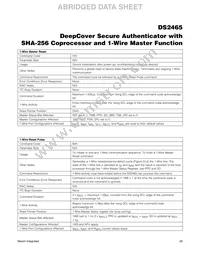 DS2465P+T Datasheet Page 15