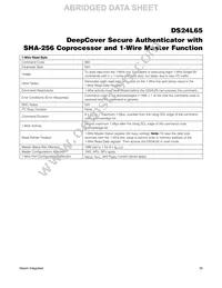 DS24L65P+T Datasheet Page 19