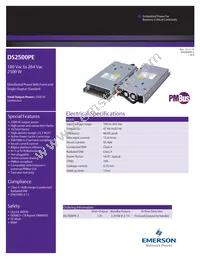DS2500PE-3 Datasheet Cover
