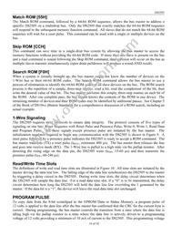 DS2505/T&R Datasheet Page 18