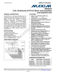 DS26334GNA3 Datasheet Cover