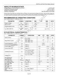 DS2746G-C02+T&R Datasheet Page 2