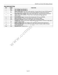 DS2746G-C02+T&R Datasheet Page 5