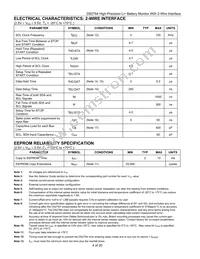 DS2764BE+025/T&R Datasheet Page 4