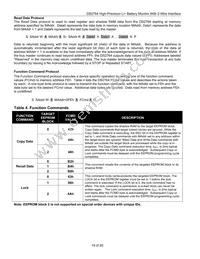 DS2764BE+025/T&R Datasheet Page 19