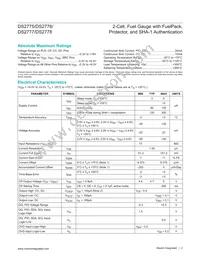 DS2777G+T&R Datasheet Page 2