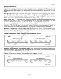 DS2781E+T&R Datasheet Page 17