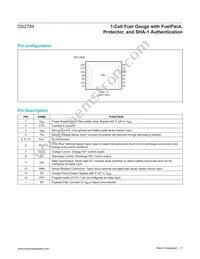 DS2784G+T&R Datasheet Page 7