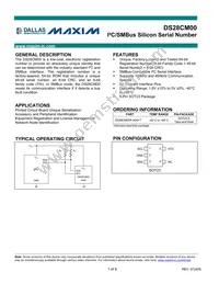 DS28CM00R-A00+U Datasheet Cover