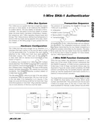 DS28E10R-W15+1T Datasheet Page 7