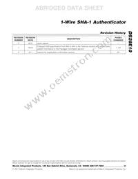 DS28E10R-W15+1T Datasheet Page 17