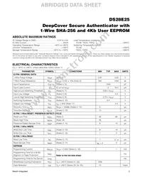 DS28E25G+U Datasheet Page 2