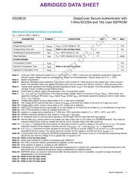 DS28E35Q+T Datasheet Page 3