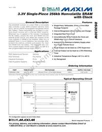 DS3030W-100# Datasheet Cover