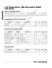 DS3045W-100# Datasheet Page 2